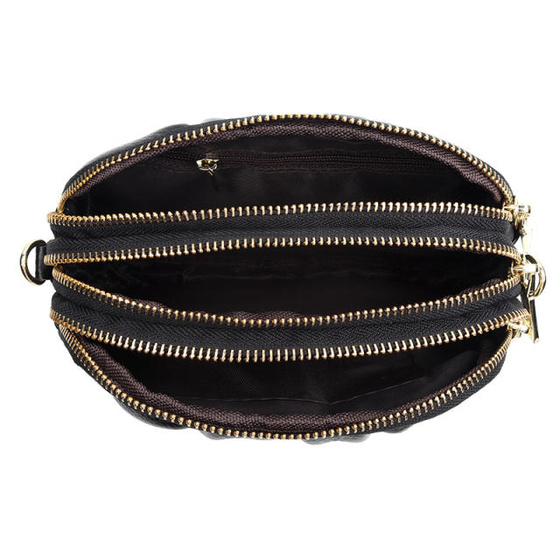 Alessio TOREBKA Damska na ramię CROSSBODY mała SKÓRA NATURALNA