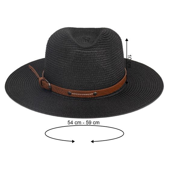 KAPELUSZ Alessio DAMSKI MĘSKI PLECIONY lato HAWANA letni PANAMA rozmiar 59