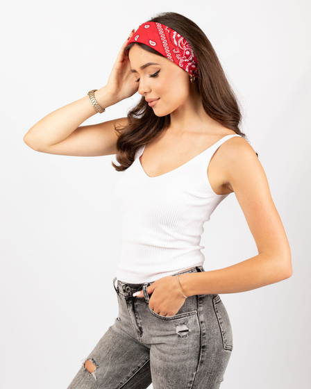 BANDAMKA BANDANA Alessio CHUSTKA CHUSTA czerwona