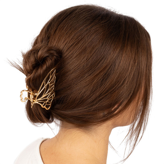 SPINKA DO WŁOSÓW MOTYL KLAMRA motylek szczęka