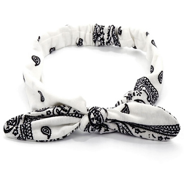 OPASKA do włosów PIN UP BANDAMKA na gumce na głowę kokarda