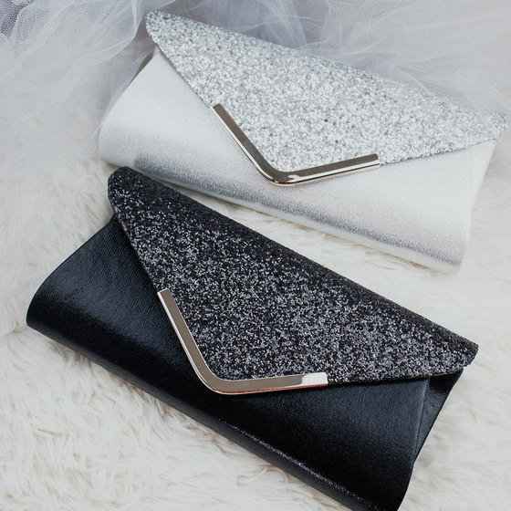 TOREBKA wizytowa KOPERTÓWKA WIECZOROWA błyszcząca ELEGANCKA mała