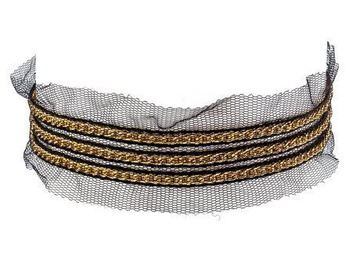 Choker z siateczką