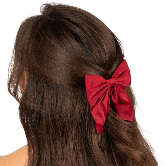 SPINKA DO WŁOSÓW kokardka do włosów elegancka modna klasyczna na klamerce