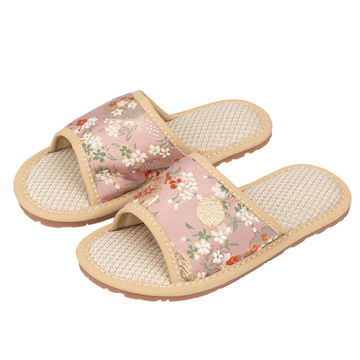 KAPCIE damskie Alessio domowe KWIATY Lekkie Miękkie FOLK r. 36-37