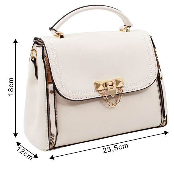 Alessio TOREBKA mała MIEJSKA KUFEREK torba DAMSKA na ramię LISTONOSZKA