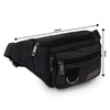 Alessio NERKA Torebka SASZETKA BIODRÓWKA męska POJEMNA z paskiem