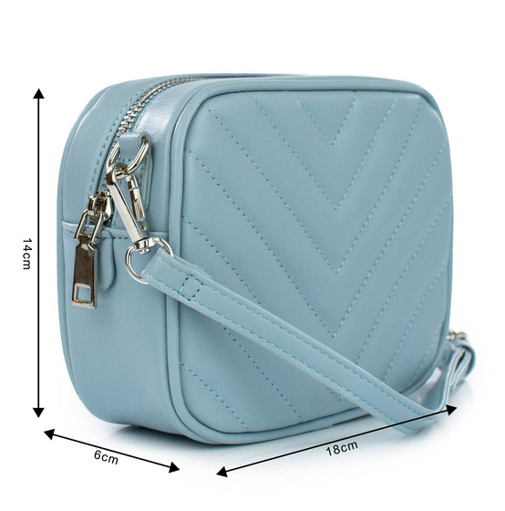 Alessio TOREBKA Damska PIKOWANA CROSSBODY na ramię PASEK QUILTED