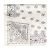 BANDAMKA BANDANA Alessio CHUSTKA CHUSTA biała DUŻA 67cmx67cm