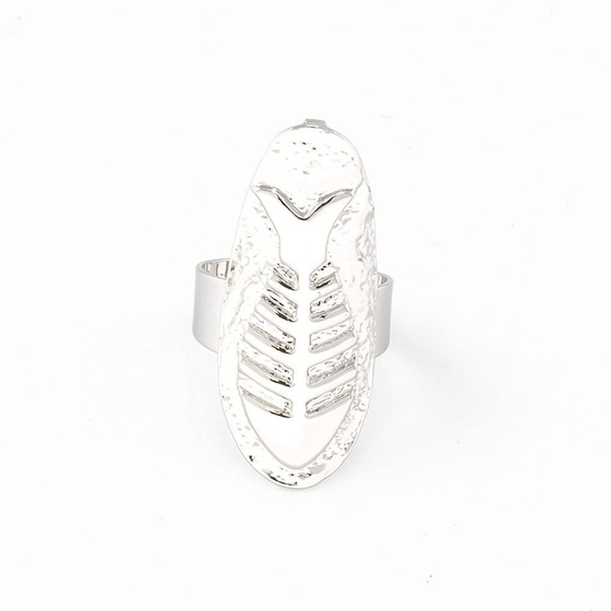 Pierścionek na paznokieć fish silver