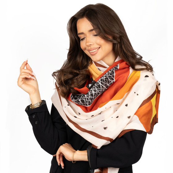 CHUSTA Damska SZAL SZALIK Alessio na SZYJĘ na GŁOWĘ chustka LEKKA ZWIEWNA