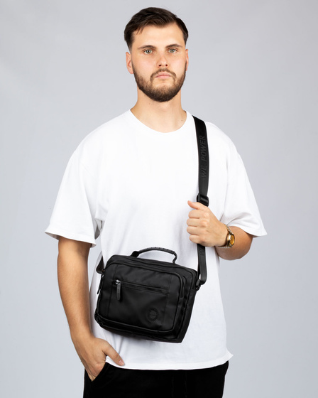 Alessio TORBA męska listonoszka NA RAMIĘ z rączką WODOODPORNA Saszetka