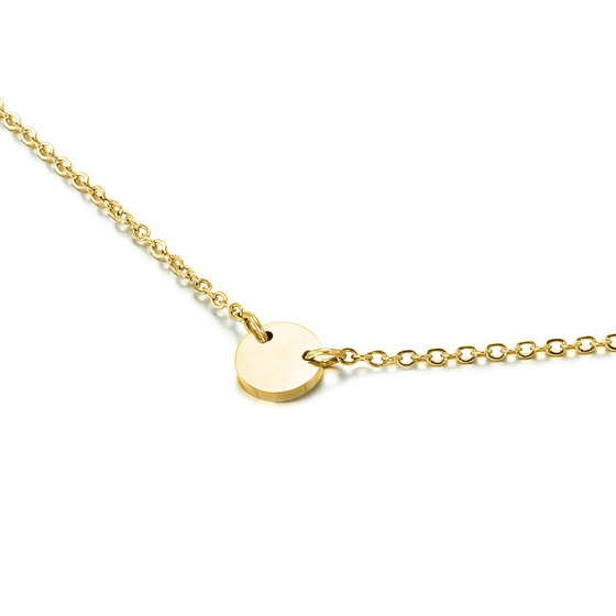 Naszyjnik STAL SZLACHETNA POZŁACANA choker