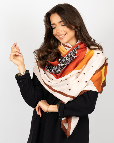 CHUSTA Damska SZAL SZALIK Alessio na SZYJĘ na GŁOWĘ chustka LEKKA ZWIEWNA