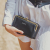 TOREBKA NA TELEFON ETUI damska mała czarna PORTFEL
