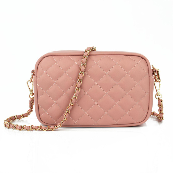 Alessio TOREBKA Damska PIKOWANA CROSSBODY na ramię łańcuszek QUILTED