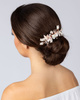 OZDOBA do włosów GRZEBYK perełki ŚLUBNA kwiatki