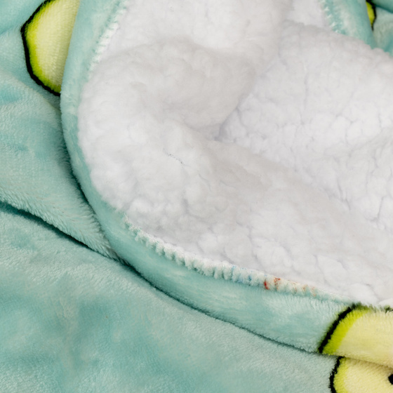 KOCOBLUZA KOC BLUZA CIEPŁA 2w1 GRUBA XXL FUTRZAK POLAR z kapturem OVERSIZE