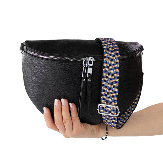 NERKA SASZETKA TOREBKA damska NA RAMIĘ lub na PAS pasek CROSSBODY