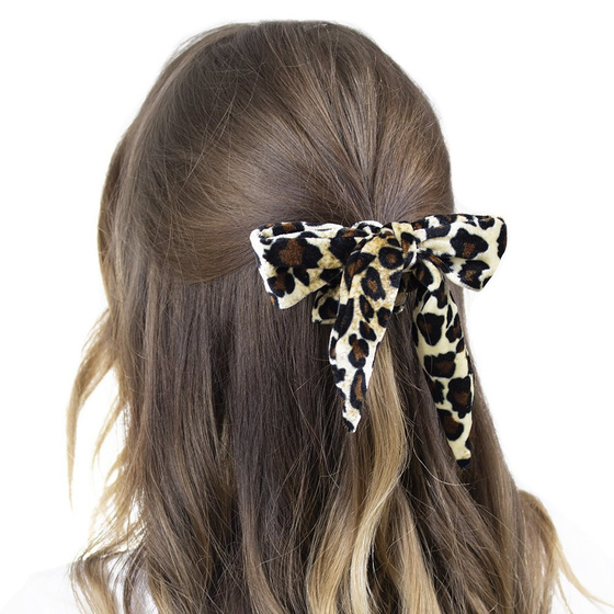 GUMKA DO WŁOSÓW frotka SCRUNCHIE panterka APASZKA