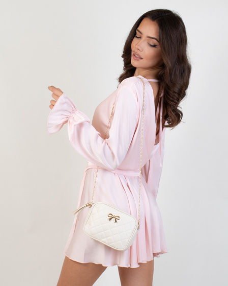 Alessio TOREBKA Damska PIKOWANA na ramię łańcuszek QUILTED CROSSBODY