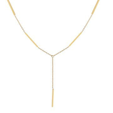 Naszyjnik delikatny STAL SZLACHETNA POZŁACANA