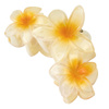 KLAMRA szczęka SPINKA do włosów duża kwiatek KWIATY HAWAJSKA KWIAT PLUMERII