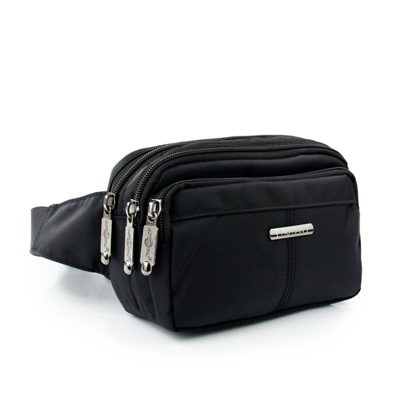 Torebka saszetka BIODRÓWKA NERKA męska POJEMNA SOLID PREMIUM