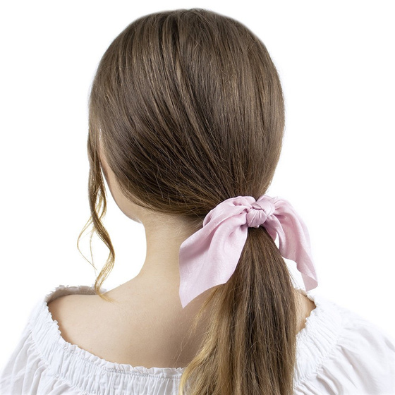 GUMKA DO WŁOSÓW różowa APASZKA scrunchies FROTKA