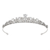 Ozdoba ŚLUBNA damska korona TIARA ślub DIADEM kryształ elegancka