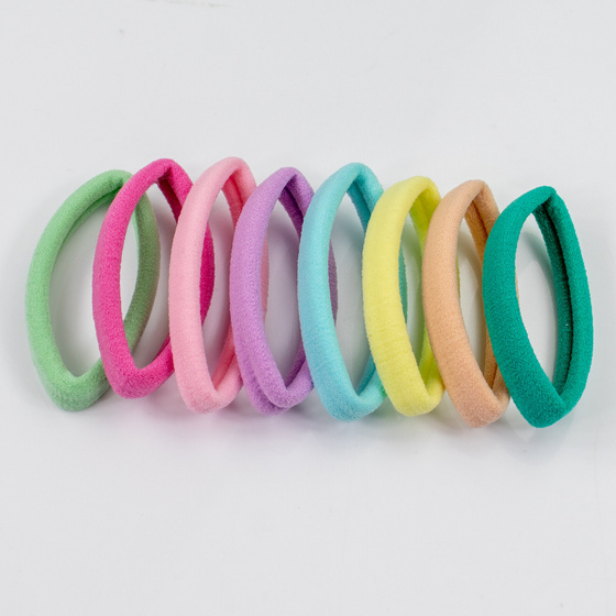 Zestaw gumek GUMKI kolorowe 8 sztuk frotki