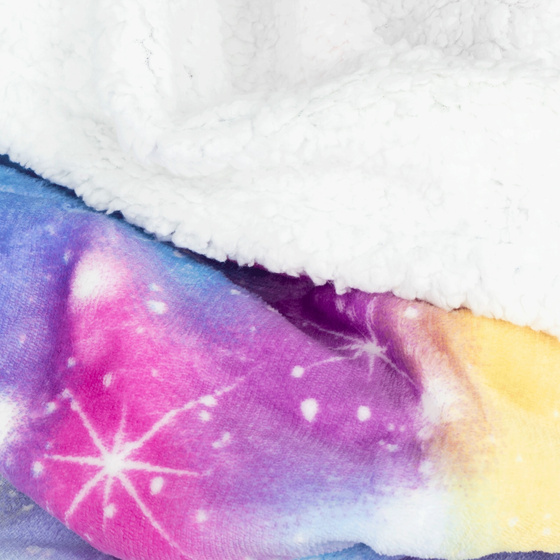 KOCOBLUZA KOC BLUZA CIEPŁA 2w1 GRUBA XXL FUTRZAK POLAR z kapturem OVERSIZE