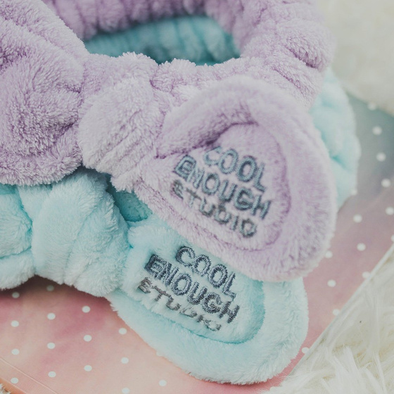 OPASKA do włosów KOSMETYCZNA uszka MIĘTOWA