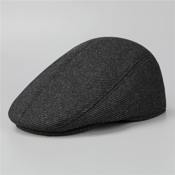 KASZKIET Męski Alessio Stylowy Elegancki FLAT CAP Jesień Zima Czapka RETRO