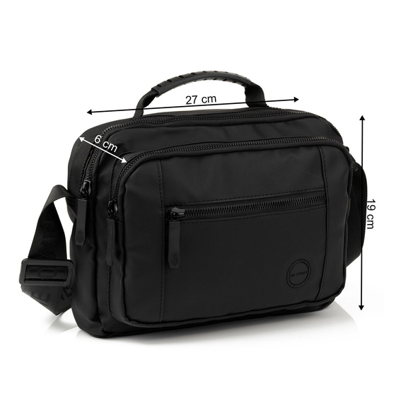 Alessio TORBA męska listonoszka NA RAMIĘ z rączką WODOODPORNA Saszetka