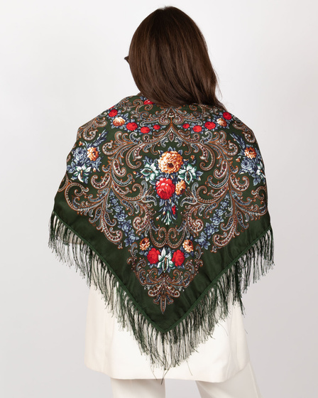 CHUSTA Ludowa Alessio GÓRALSKA Folk KWIATY DUŻA