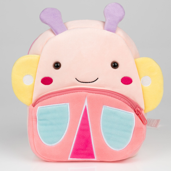 PLECAK SZKOLNY dla Dziewczynki Chłopca Przedszkolaka butterfly PLUSZOWY