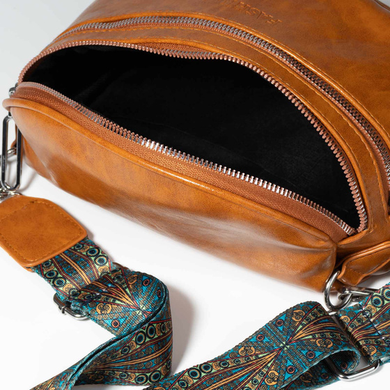 NERKA SASZETKA TOREBKA damska NA RAMIĘ lub na PAS pasek CROSSBODY