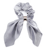 GUMKA do włosów frotka SCRUNCHIES KOKARDA szara