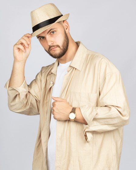 KAPELUSZ DAMSKI MĘSKI SŁOMKOWY lato PANAMA letni HAWANA