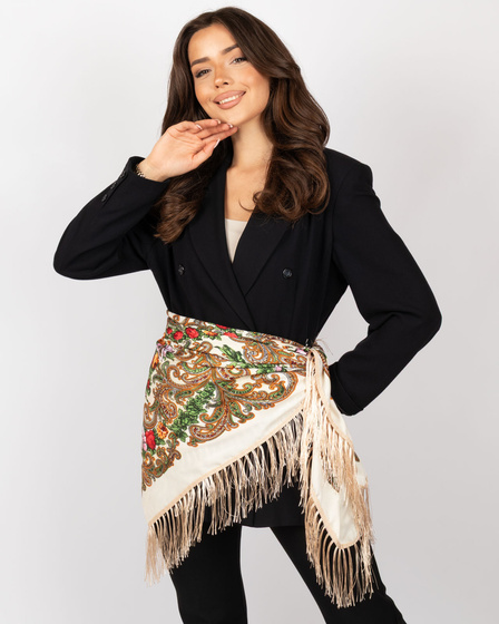 CHUSTA Ludowa Alessio GÓRALSKA Folk KWIATY DUŻA