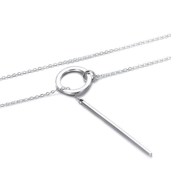 Naszyjnik CELEBRYTKA krawatka STAL SZLACHETNA