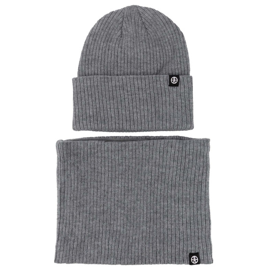 Alessio KOMPLET CZAPKA + KOMIN + RĘKAWICZKI DOTYKOWE ciepły POLAR ZIMOWY