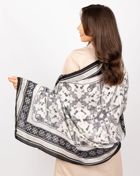 CHUSTA Damska SZAL SZALIK Alessio na SZYJĘ na GŁOWĘ chustka LEKKA ZWIEWNA