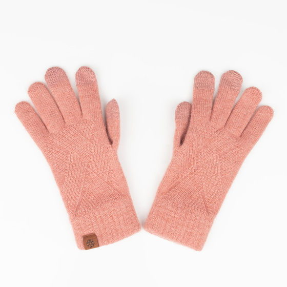 Alessio KOMPLET CZAPKA + SZALIK + RĘKAWICZKI DOTYKOWE ciepły POLAR ZIMOWY