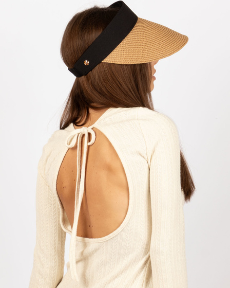 DASZEK DAMSKI Alessio słomkowy boho lato plaża Regulowany NA KUCYK