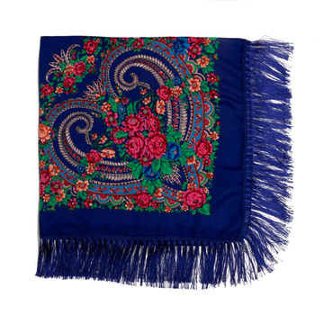 CHUSTA Ludowa Alessio GÓRALSKA Folk KWIATY DUŻA