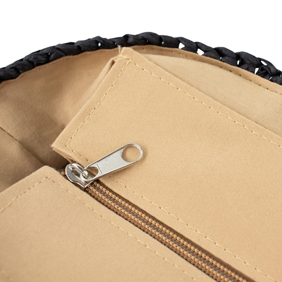 TOREBKA damska DUŻA SŁOMKOWA pleciona na ramię TORBA PLAŻOWA koszyk