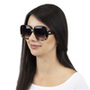 OKULARY damskie PRZECIWSŁONECZNE duże PANTERKOWE