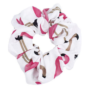 GUMKA DO WŁOSÓW scrunchies FROTKA biała FLAMING